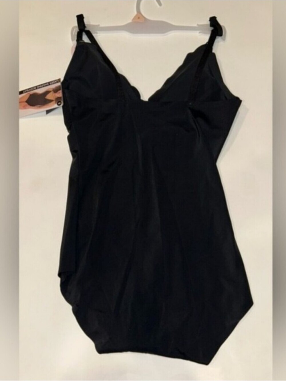 Danskin Black Women's  ShapewearTop with Adjustable Straps
